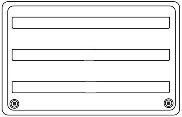 3316941.005 – DOMETIC Refrigerator Vent, Lower/ Upper Side Vent 16 Inch Height x 24 Inch Width/ Cutout Dimensions 13-...